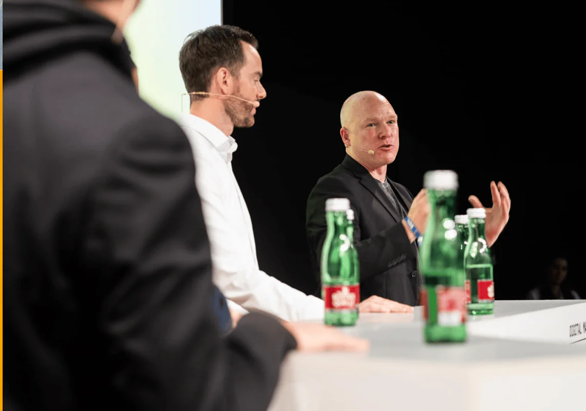 Bosse Küllenberg on stage at DMEXCO 2025